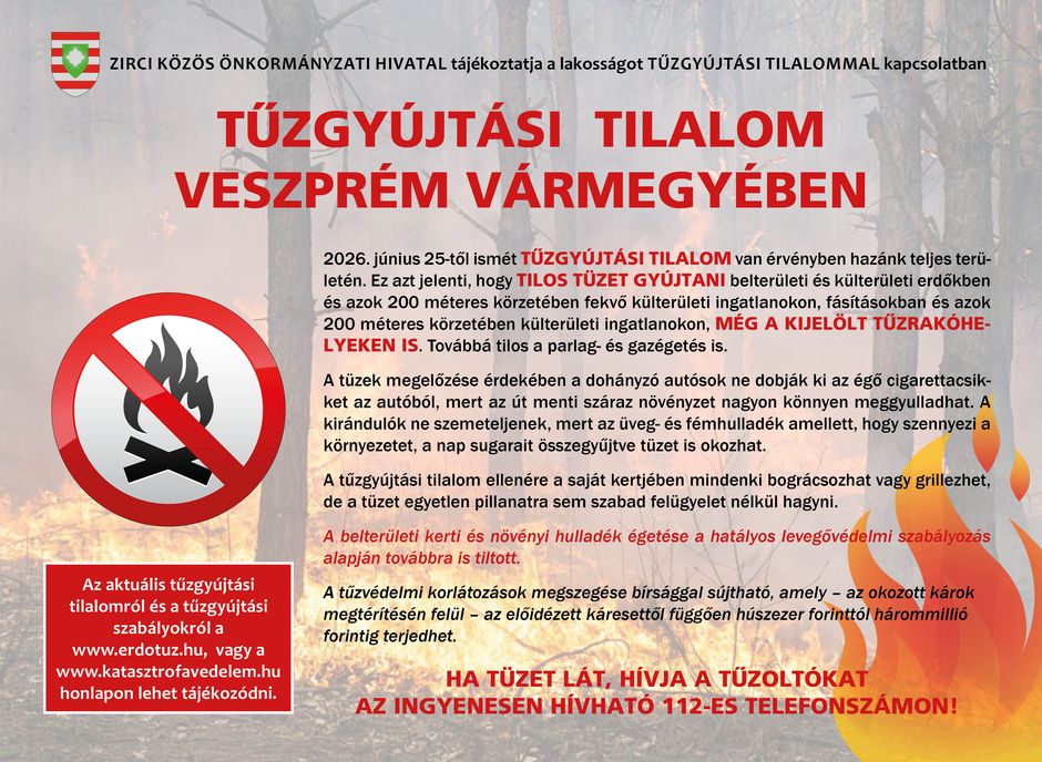 Tűzgyújtási tilalom
